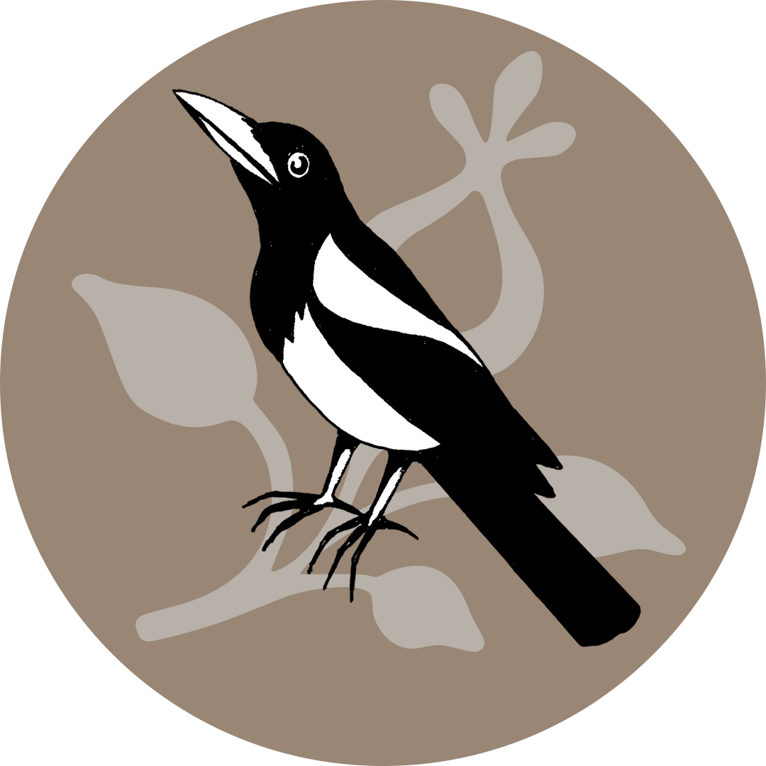 silvery magpie logo